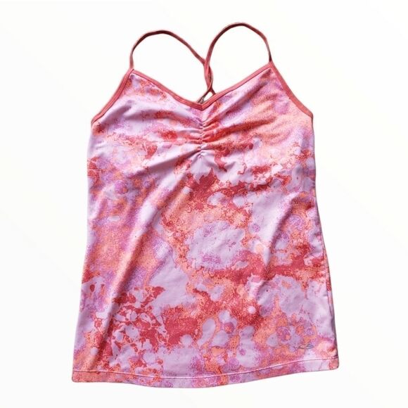 Champion Pink Orange Built in Bra Tank Top Large - Picture 2 of 8